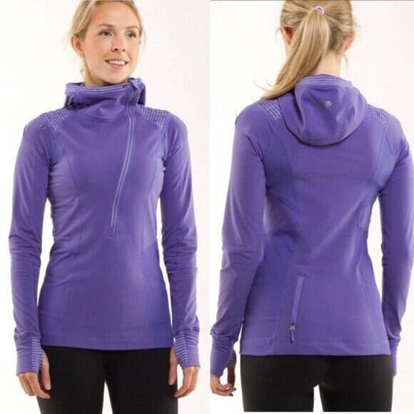 Lululemon Run For It Pullover 2 Purple Sweater - Picture 2 of 8